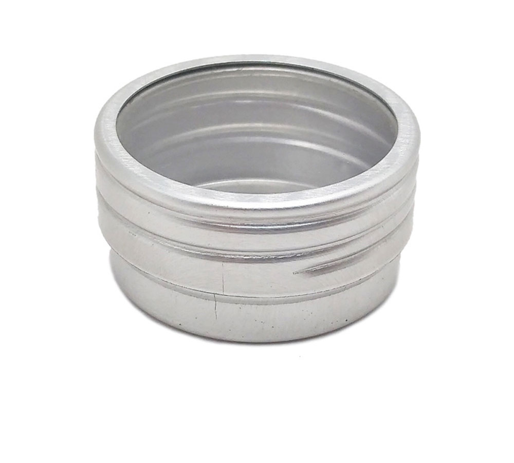 Round Aluminium Jar